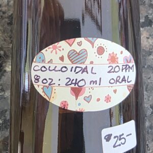 True Colloidal Silver 8oz oral/refill 20PPM